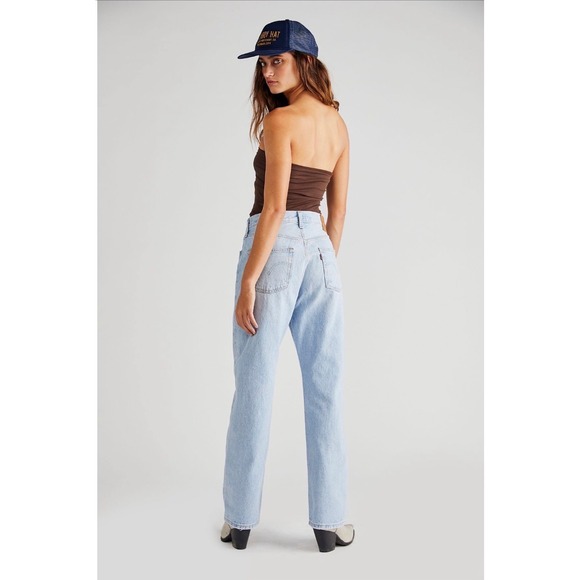 Levi's 90's 501 Jeans Ever Afternoon Light Wash Size 24 Relaxed Straight - Picture 2 of 11